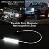 Flexible LED Flashlight Stick,Work Light With High- LED, 3 Brightness Modes, Rechargeable Flexible Light For Mechanics, Car Repairs