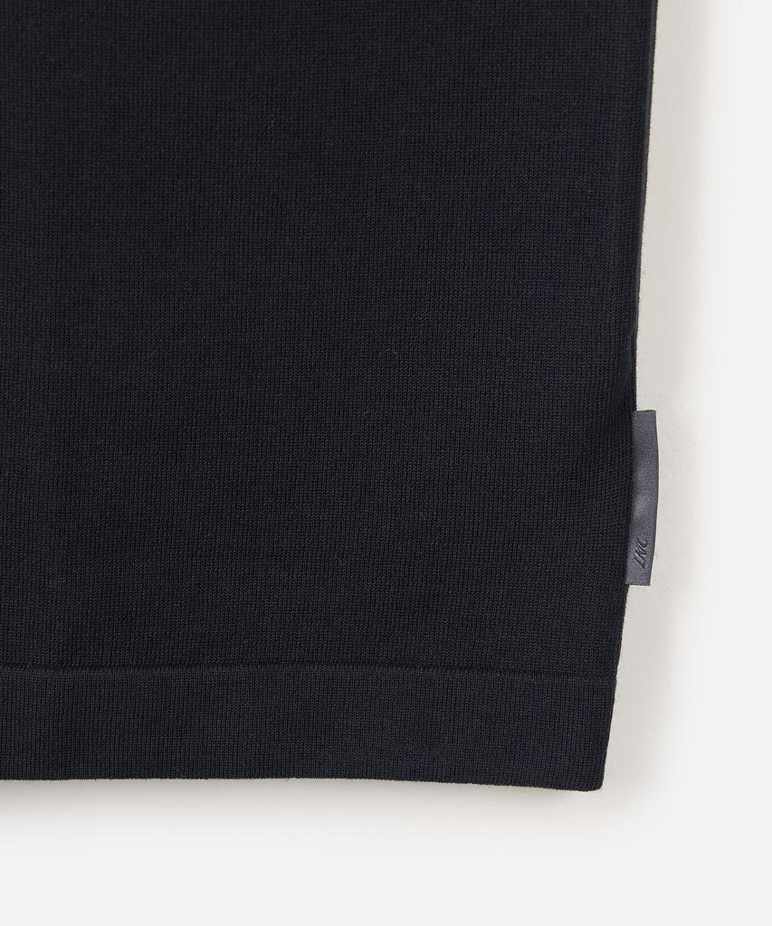 247Silijeu Lunalite 16Gg Half Knit Top Dark Navy