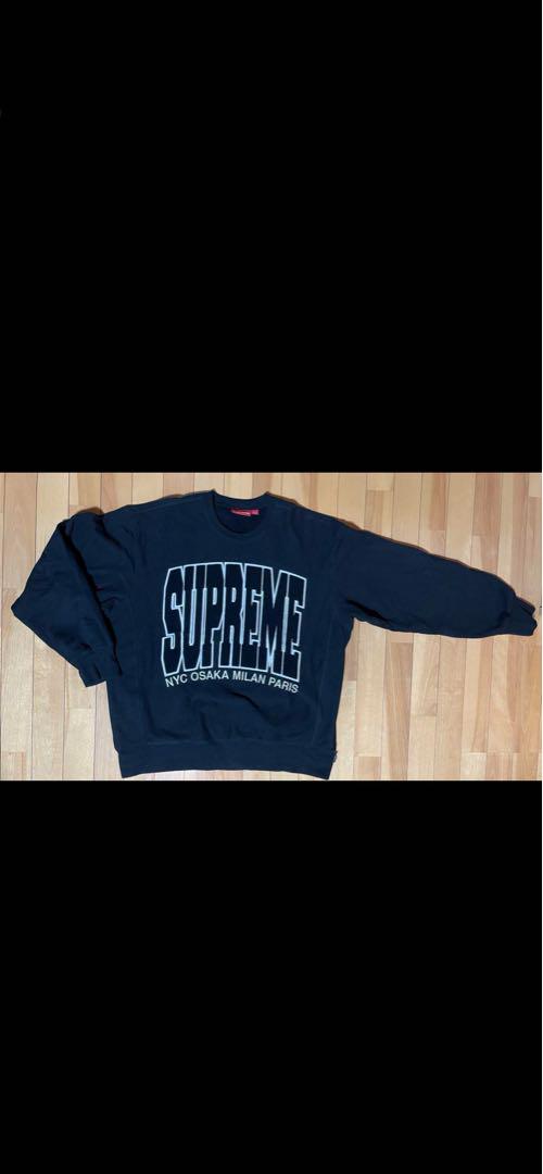 

[Б/У] Чрезвычайно редкий свитшот Supreme Cities Arc