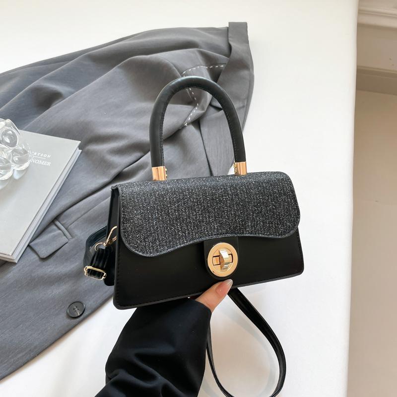 Retro handbag fashionable simple casual small square bag 2025 new shoulder messenger bag