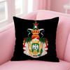 Historisches Wappen des Osmanischen Reiches Kissenbezug Kissenhülle Kurzer Plüsch Verdeckter Reißverschluss Raum Sofa Kissenbezug