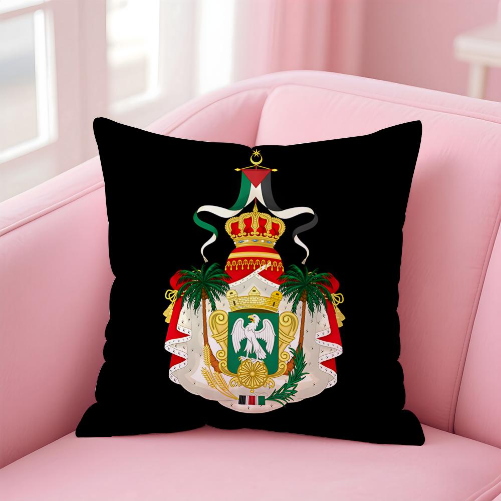 Historisches Wappen des Osmanischen Reiches Kissenbezug Kissenhülle Kurzer Plüsch Verdeckter Reißverschluss Raum Sofa Kissenbezug