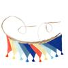 Fade Resistant Cotton Crepe Fabric Bunting Triangle Pennant Children's Room Wall Hanging Party Accessories