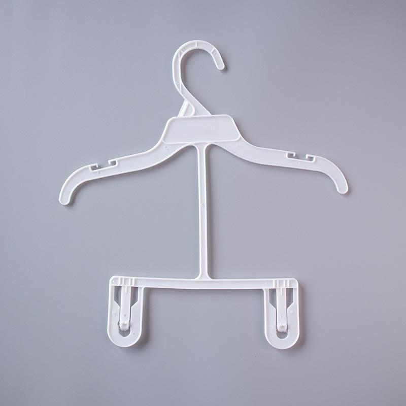 

10 шт. Детская пластиковая вешалка для костюма Детская вешалка для детских ромперов Вешалка для одежды для малышей Детская одежда для младенцев для мальчиков и девочек многоярусная пластиковая вешалка