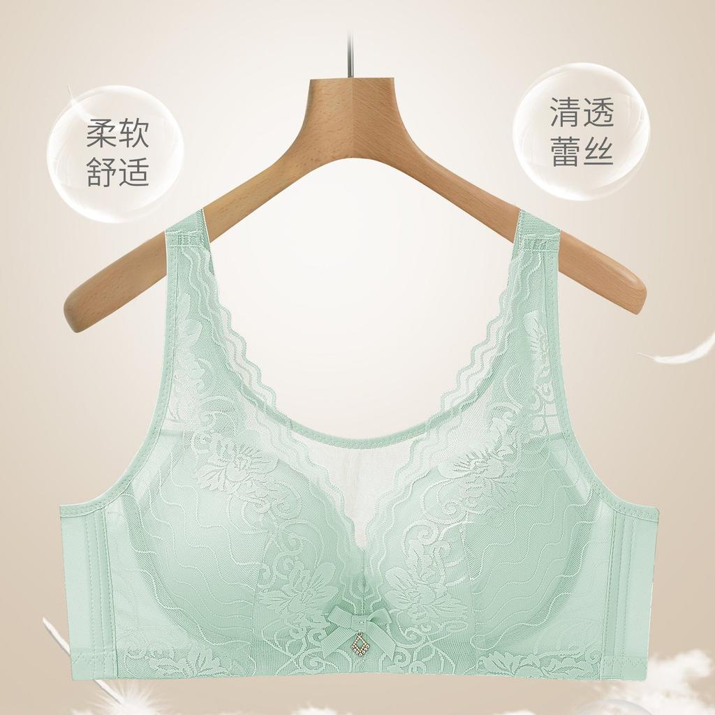 Baby Cotton Bra Large Size Comfortable Tube Top Anti-light Lace Rimless Bra