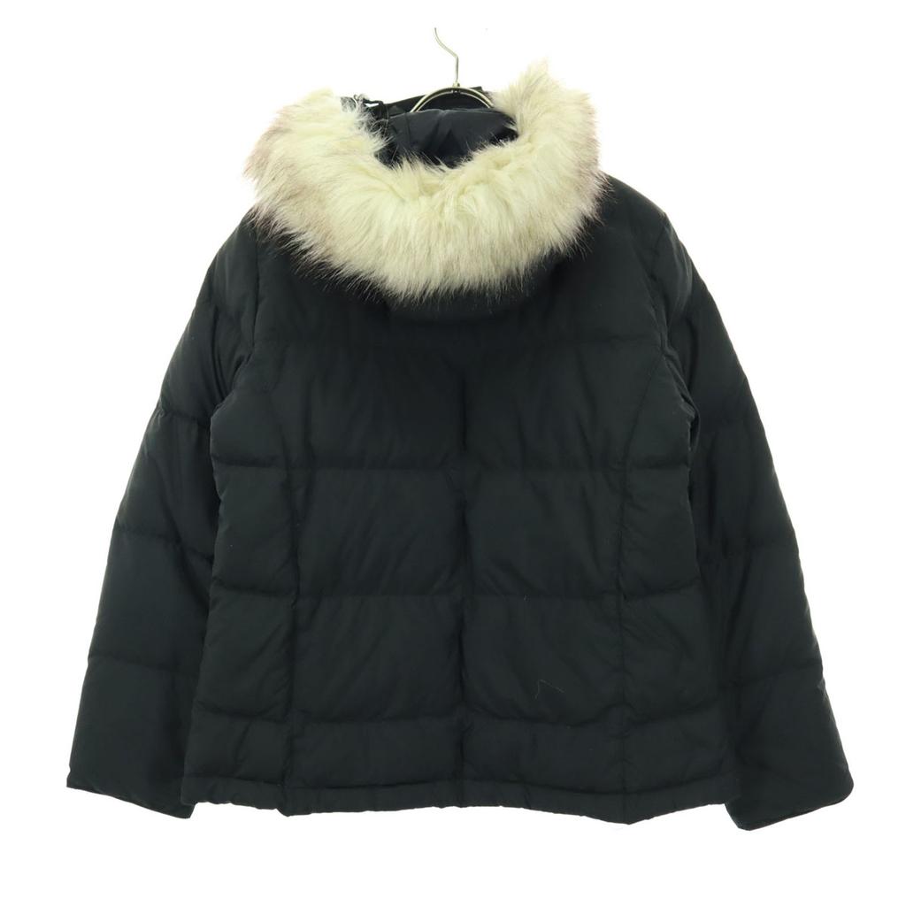 L.L.Bean Long sleeve Hooded Down jacket XS black Women Used