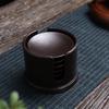 Ebony Wood Kung Fu Tea Coaster Set