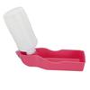 300ml Dog Water Bottle Automatic Hangable Pet Water Dispenser Bottle for Pet Dogs Cats Pink