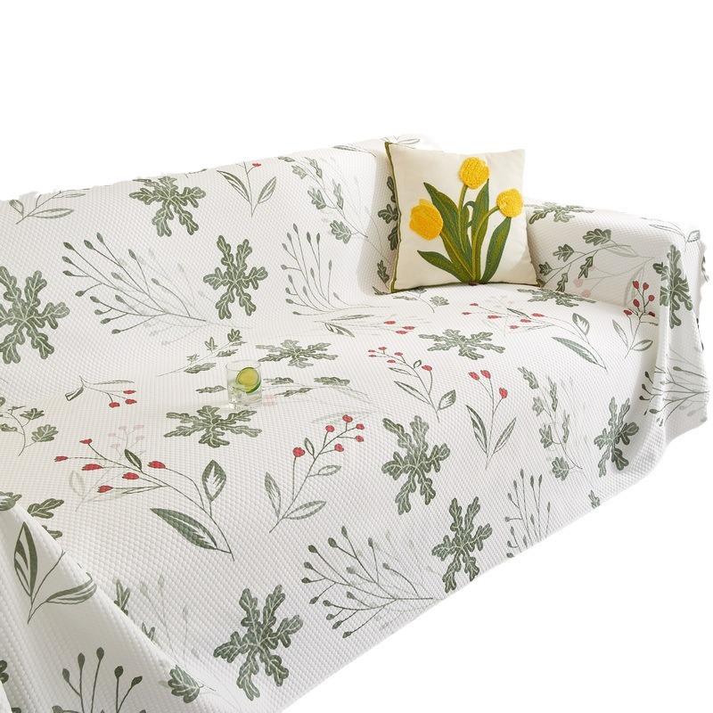 Sofa Cover Cloth Ice Silk Sofa Cushion Summer Sofa Cover Non-Slip Seat Cushion for Summer Cover Towel