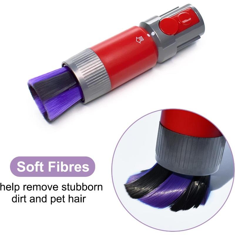 Traceless Dust Brush, Anti-scratch Dusting Brush for Dyson V15 V12 V11 V10 V8 V7 Vacuum Cleaner Dust Brush Head Replacement Accessory
