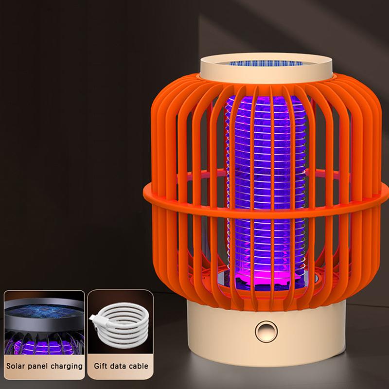

Мощные портативные фонари Солнечная энергия Лампа-уничтожитель комаров Электрическая ловушка для мух Отпугивающий свет для кемпинга