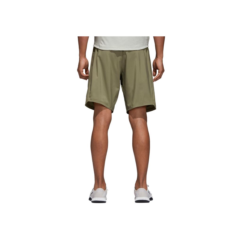 Adidas Striped Mid-Rise Drawstring Breathable Casual Shorts Men Shorts Army-Green DH0208