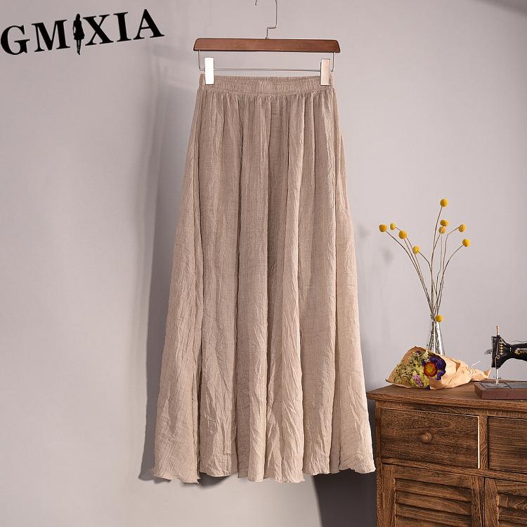 GMXIA Women's Fashion Casual Summer Spring Skirt