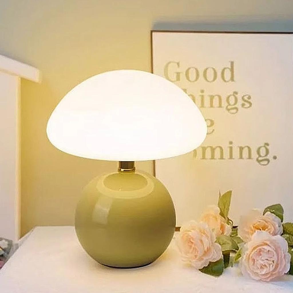 Pink/Orange/Red/White/Beige USB Socket Decorative Table Lamp for Indoor Decorative Lights, Bedside Night Lights, Table Lamps