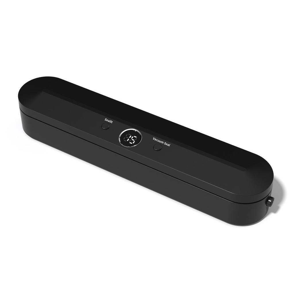 Compact Vacuum Sealer for Snacks: Automatic Sealing Machine for Household Packaging and Preservation