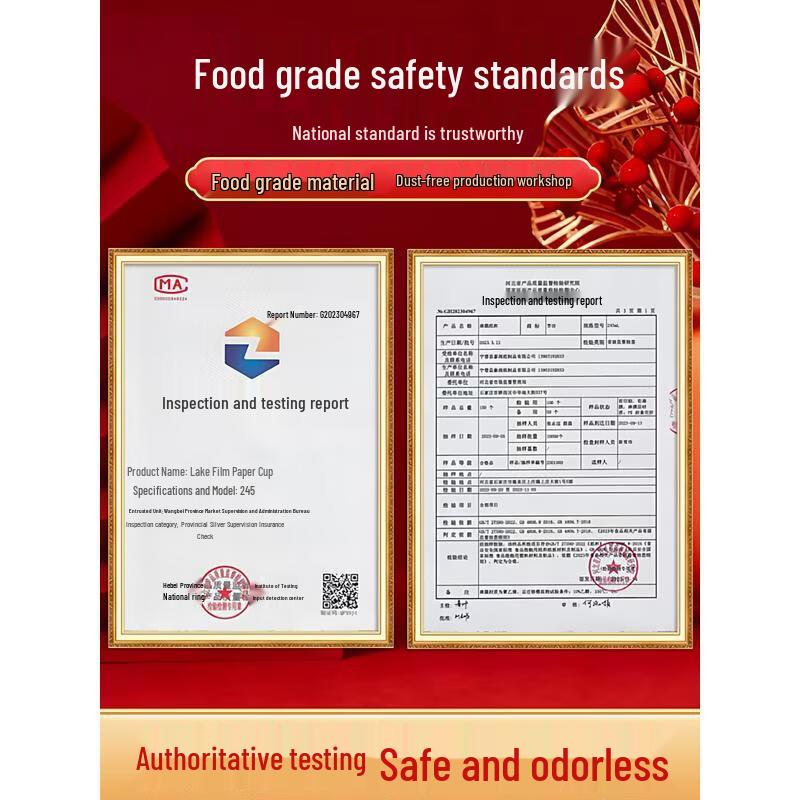 HANDUNYOU New Year Disposable Tableware Set