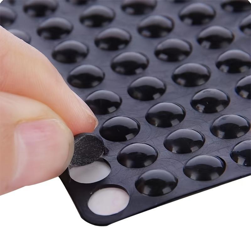 Black Anti-collision Particle Silicone Furniture Pads Damper Buffer Cushion, Self Adhesive Anti-Collision Buffer Protector Pads