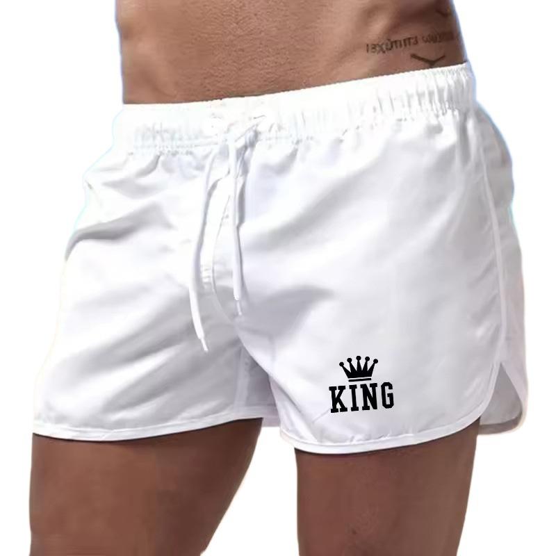 Summer Men's Beach Shorts Men's Three Quarter Shorts Beach Sports Quick Drying Casual Pants