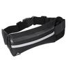 Multifunction Waist Bag Waterproof Outdoor Sports Running Waist Bag Belt Pockets (black)