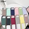 Candy Case For iPhone 17 16 15 14 13 12 11 Pro Max 17 Air XR XS X Crossbody Lanyard Strap Rope Matte Silicone Soft Back Cover