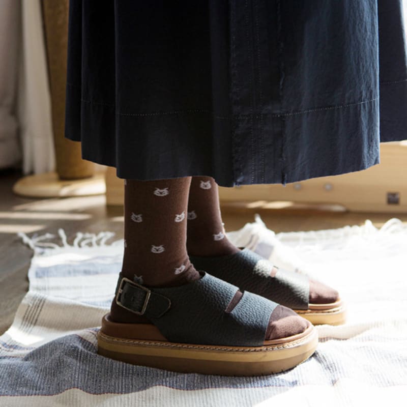 REDSSOCKSOO rss cat socks 3color rssw089