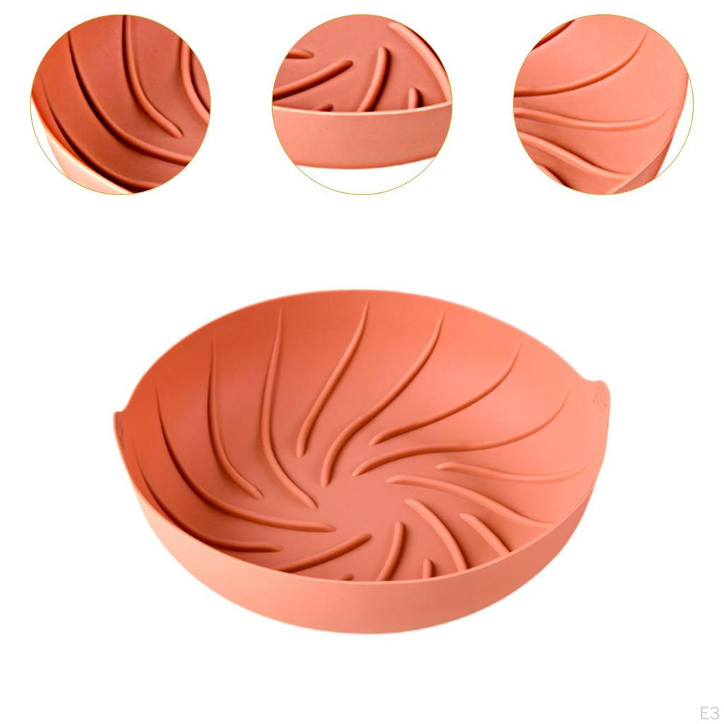 -Air Fryer Liner Non-Stick Round Portable Heat Resistant Frying Basket Baking Tray for Stove Oven