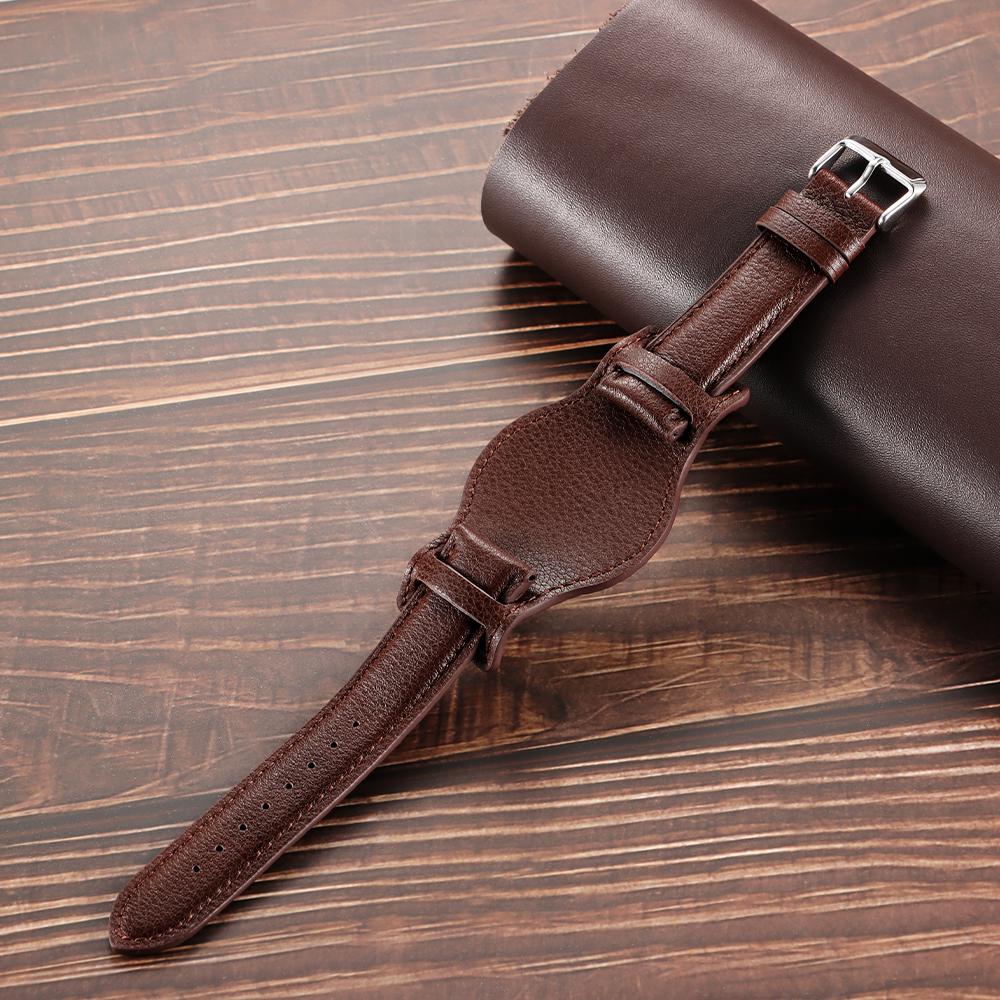 

20 мм 22 мм Ремешок для часов из натуральной коровьей кожи для Fossil для Seiko Браслет Мужской Деловой Мягкий Ремешок для часов из телячьей кожи 18 мм Винтажный коричневый ремешок 18mm кофейный