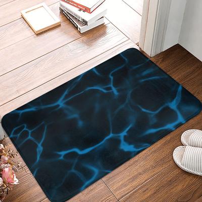 Dark Water Marble Front Door Floor Entrance Mats Outdoor Abstract Texture Kitchen Bathroom Doormat Bedroom Carpet Rug