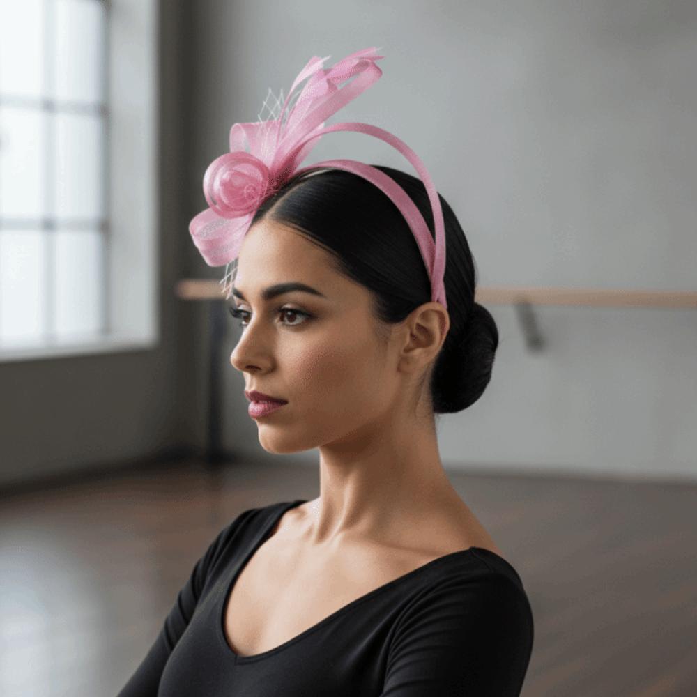 Haarschmuck Feder Netz Stirnband Einfarbige Vintage Elegante Fascinator Haarreif Kopfbedeckung Kreativ