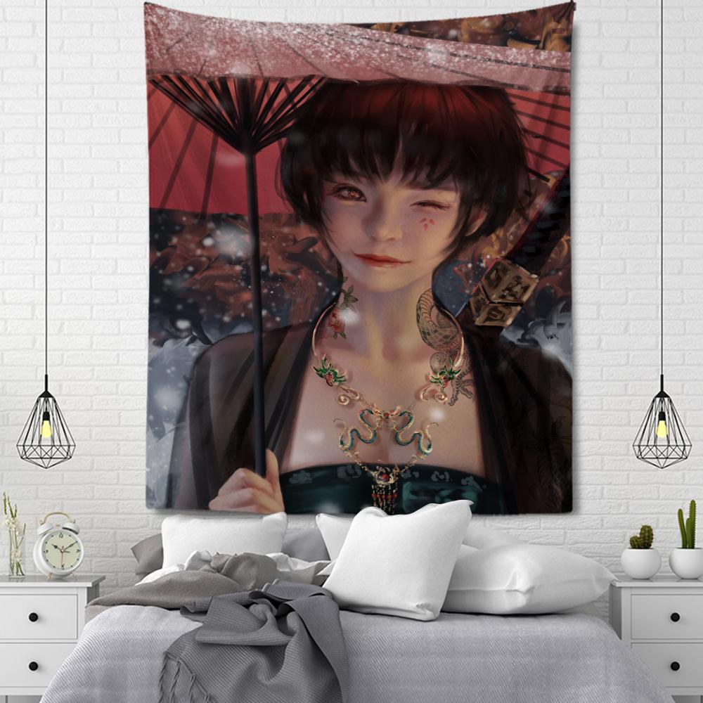 Anime Tapestry Room Decoration Home Decoration Sexy Anime Character Hanging Cloth Wall Decoration Living Room Decoration