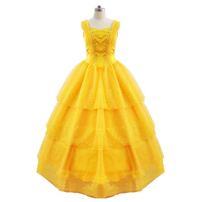 

Костюм для косплея Принцессы Белль из Красавицы и Чудовища Маскарадный Хэллоуин Взрослый M