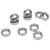 10PCS RC Ball Bearing Kit Steel Low Friction High Rotation Speed Silver Metal Shielded Ball Bearing for ZD Racing
