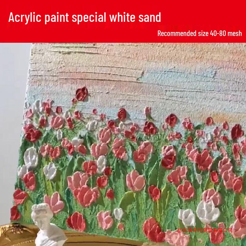 Natural White Quartz Sand for Fish Tanks, Landscaping, Quicksand Waterfalls, Smoke Extinguishers, and Acrylic Paintings