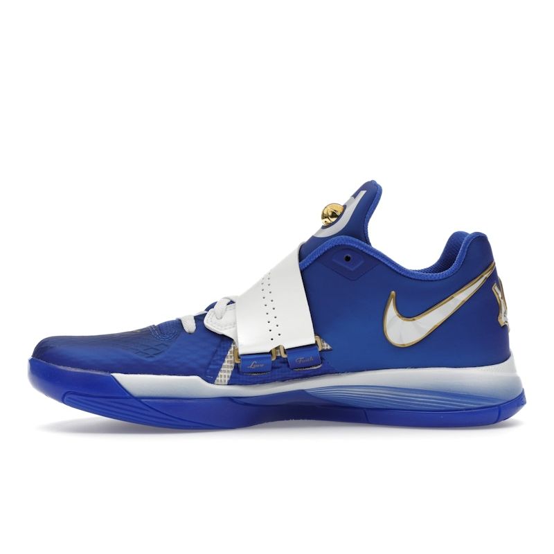Nike Zoom KD 4 The Real MVP - Hyper Royal Men Sneakers Blue Summit-White Metallic-Gold FZ3540-400