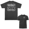 Rockabilly Rebel Rules Hot Rod Classic Vintage Car Automobile Graphic T-shirt