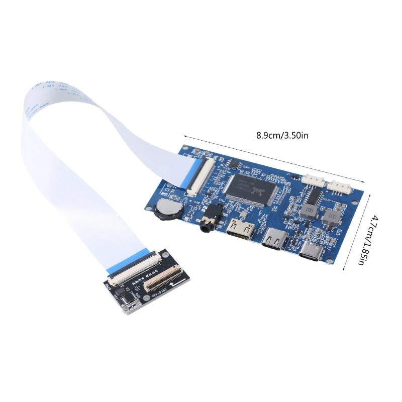 1 Set LCD Panel Driver Board with EDP Cable Support USB 5V Input RTD2556 Main Control Chip 2-Channel 2x2W 2048x1536