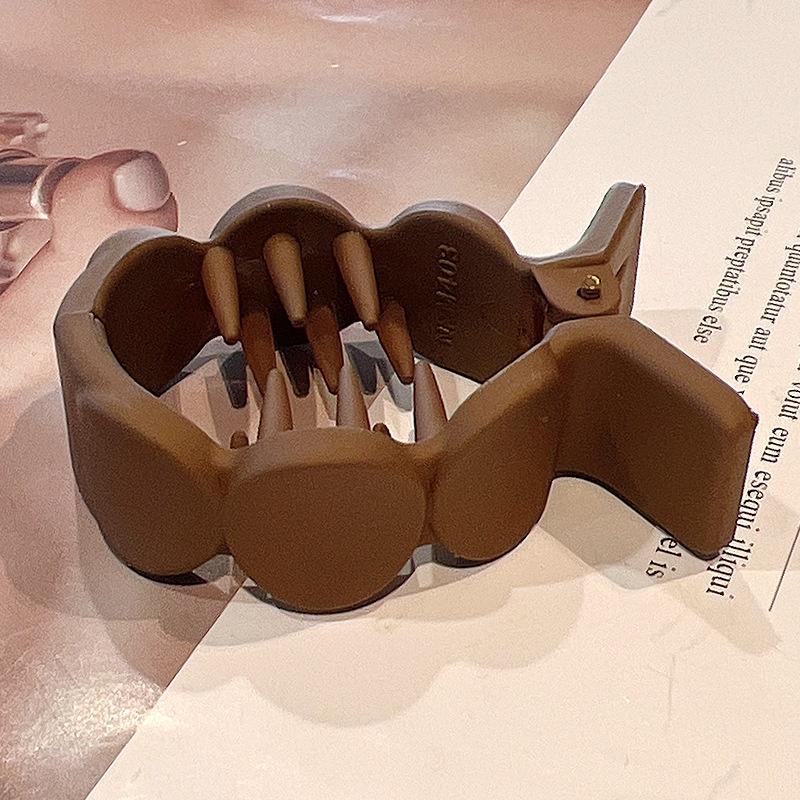 

New Frosted Mini Crab Hair Clip Women Fixed Ponytail Hairpin Fish Shaped Holder Barrettes Y2k Girls Hair Accessories Claw Clip