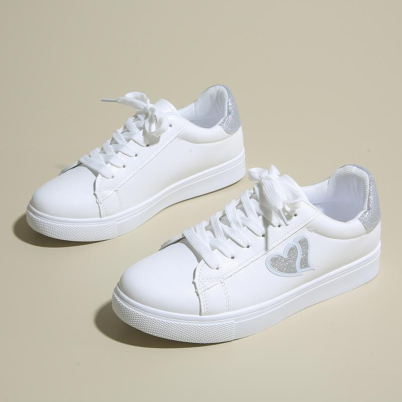 Fashion New Popular Female Brand Women's Vulcanize Shoes Hot Sale Women Sneakers Low Heel Lace Up Outdoor Walking Ladies Casual Shoes