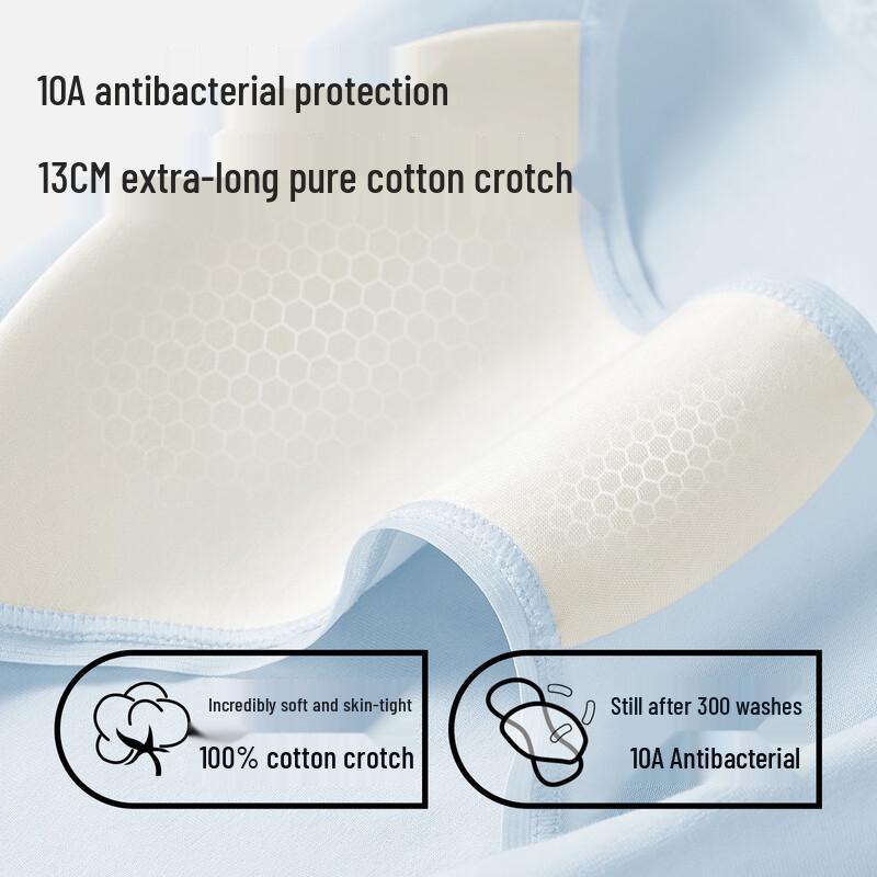 SecretWorld Damskie Majtki Bezszwowe z Wysokim Stanem 95% Bawełna Antybakteryjne