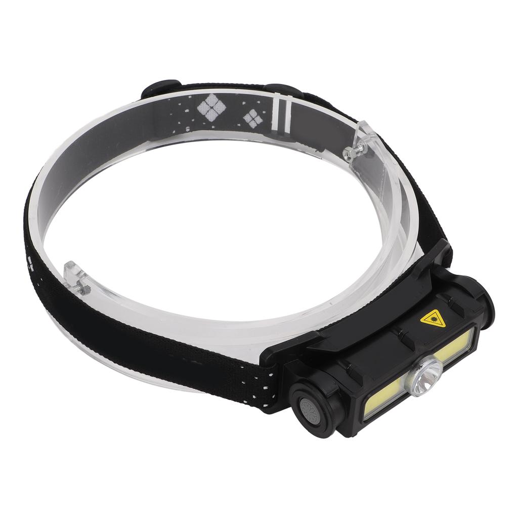 Portable Strong Fishing Headlight 1200mAh Battery Capacity Outdoor Headlamp for Running