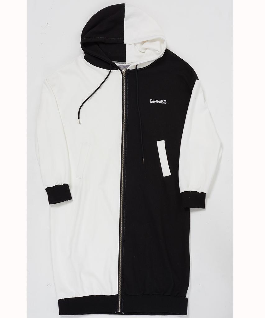Katharsis Long Zip-Up Hoodie (Black)_Free