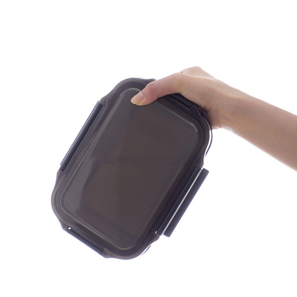 Rectangular Double Layer Thermal Lunch Box 304 Stainless Steel Food Container  School