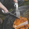 420 Edelstahl Klappmesser Multitool Tragbare Gabel Löffel Outdoor Survival Camping Taschenmesser Abnehmbare Handwerkzeuge