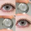 FUNSACHY 1 Pair Color Contact Lenses For Eyes Natural Gray Blue Beautiful Pupil Soft Natural Accessories Yearly Cosmetic Pupils