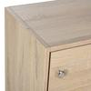 Multipurpose Cabinet with 3 Wooden Shelves and 3 Small Doors for Home, Bedroom, Living Room or Office, 48x34x100cm