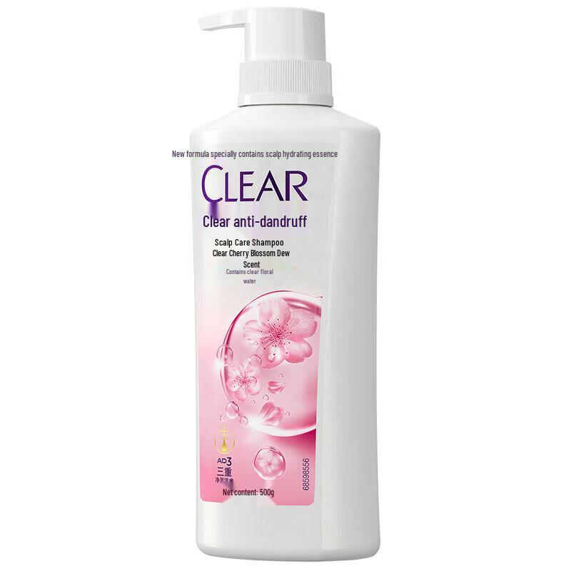 Clear Scalp & Hair Anti-Dandruff Shampoo, Cherry Blossom Scent