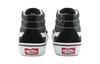 Vans SK8 Cushioning Abrasion Resistant Cushioning, Wear Resistant Mid Top Kids' Skateboarding Shoes Black Gray VN000BVP6BT