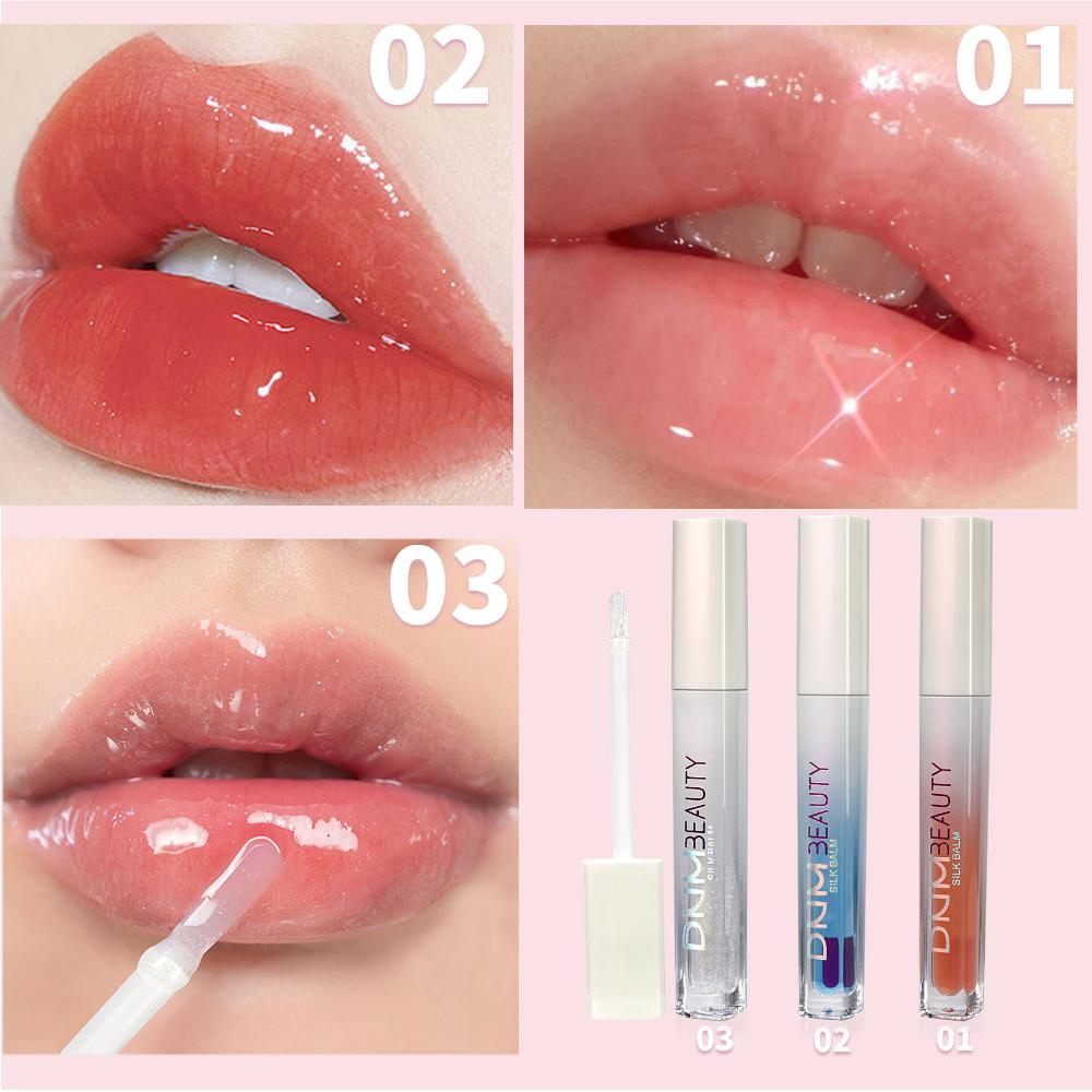 DNM Plumping Warm Lip Glaze Hydratační a průsvitná rtěnka měnící barvu rtů Glaze