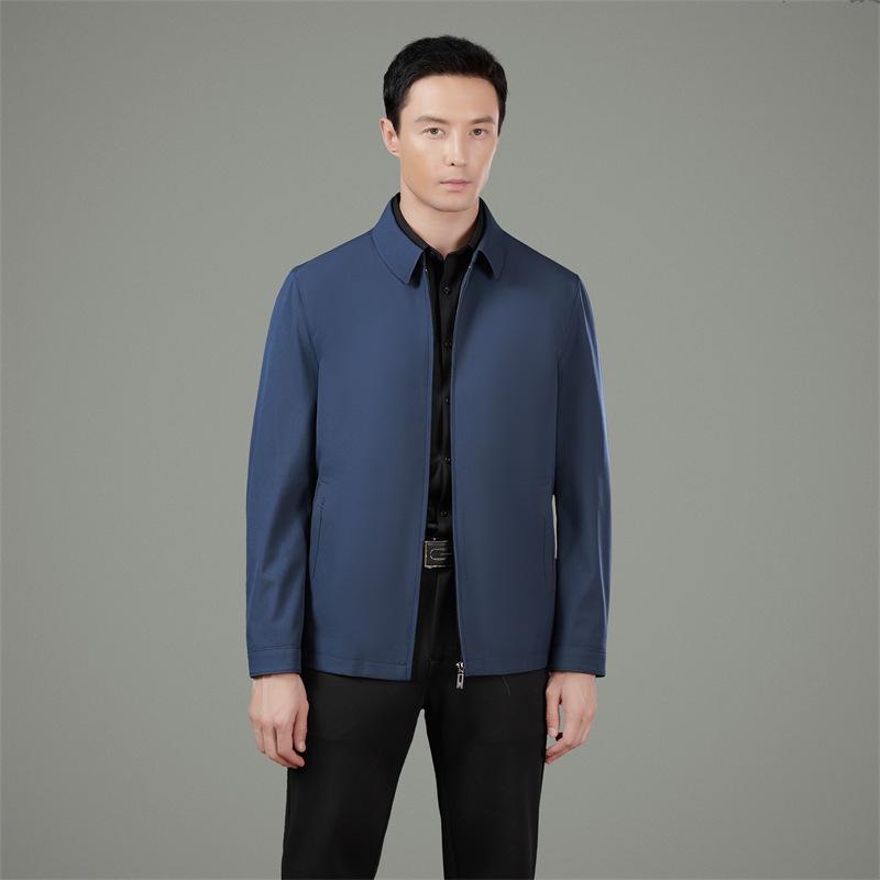 Men's Spring & Autumn Lightweight Classic Jacket for Middle-Aged & Elderly