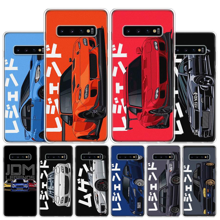 

JDM Tokyo Drift спортивный автомобильный чехол для телефона для Samsung Galaxy A51 A71 A50 A70 A40 A30 A20E A10 A41 A31 A21S A11 A01 A6 A8 + A7